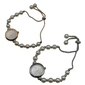 Elegant Pearl Bracelet Watches Jewelry